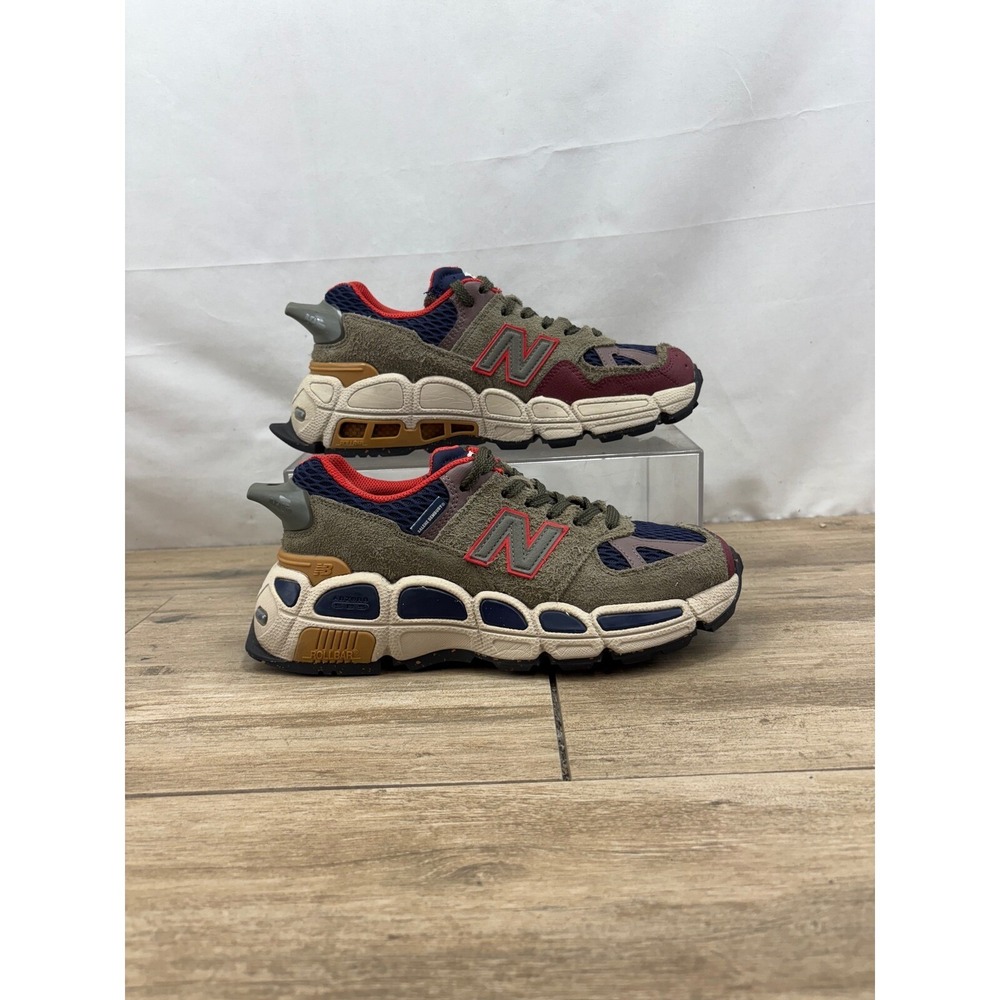 New Balance 574 YURT Salehe Bembury Olive Navy Red MS574YSE Mens 9